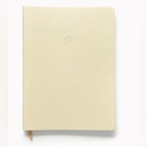 NWT “Paper Source”Cream Tapioca Undated monthly & weekly Planner. 9.5 x 7”